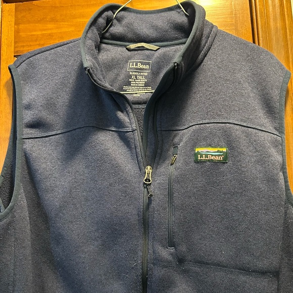 L.L. Bean Dark Blue Zip-Up Jacket - Picture 2 of 5